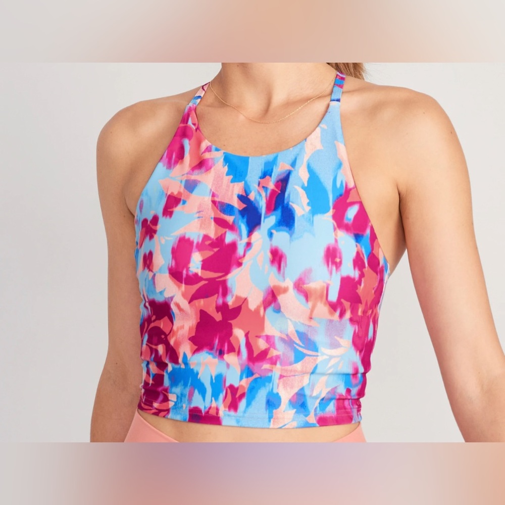 Old Navy Light Support PowerSoft Longline
Sports Bra